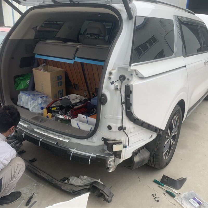防撞梁22款起亚嘉华K5凯酷库斯途铝合金保险杠后内杠无损安装替换