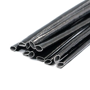 黑色电机套管加厚黄蜡管黄腊管绝缘套管玻璃纤维管玻纤管高温电线