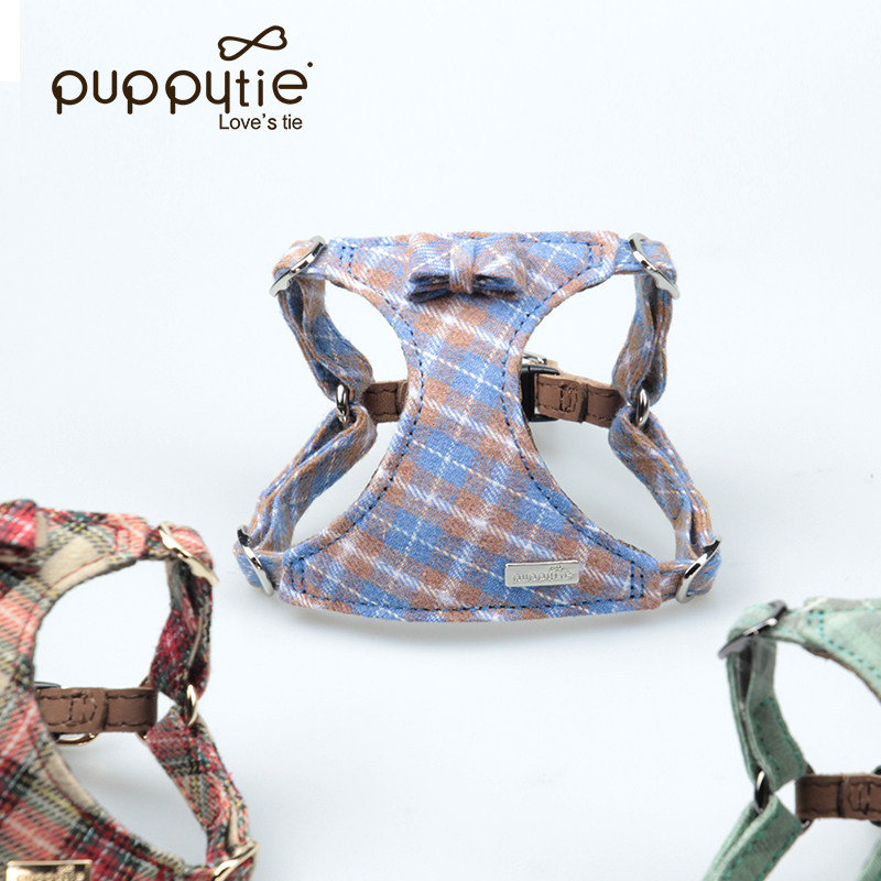 狗狗遛狗牵引绳狗绳胸背带背心式幼犬茶杯小型犬小体泰迪专用可爱