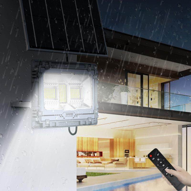 LED太阳能铝款外星人RGB全彩蓝牙APP音乐律动功能户外投光灯