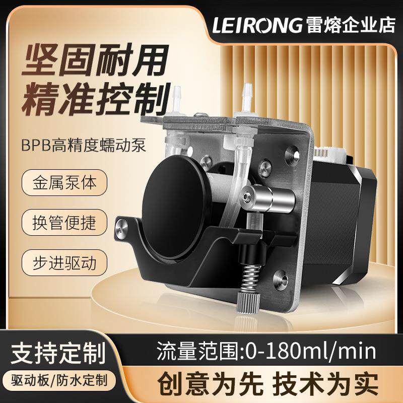 BPB蠕动泵12/24V小型迷你水泵直流吸水泵不锈钢高精度抽水泵