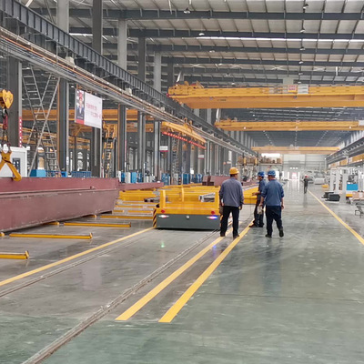 运输复合材料过跨地爬车运输物资地平台车重型电动移动平台车