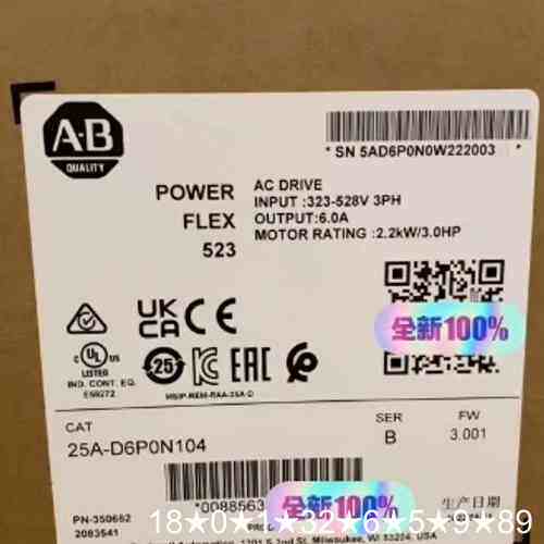 AB变频器 25A-D6P0N104