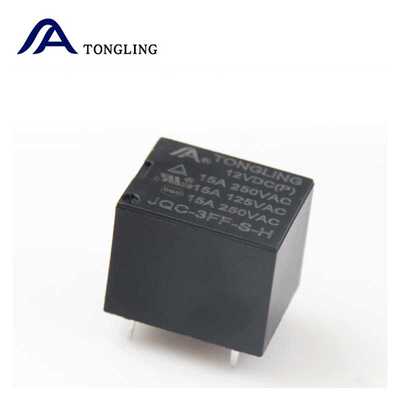 12V继电器4脚常开型T73继电器JQC-3FF-S-H 15A 250VAC
