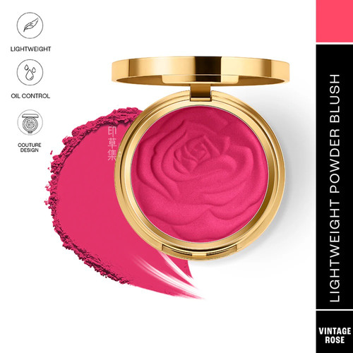 印度Lakme Rouge Bloom腮红透气舒适持久滋养【 no退no换】