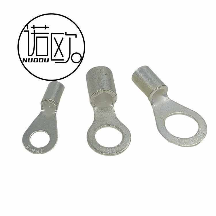 船用铜套圆形接线端子JB紫铜镀银冷压裸端头O型接线耳铜鼻子线鼻,五金/工具,接线柱,淘宝优惠券,粉丝福利购,淘宝优惠卷