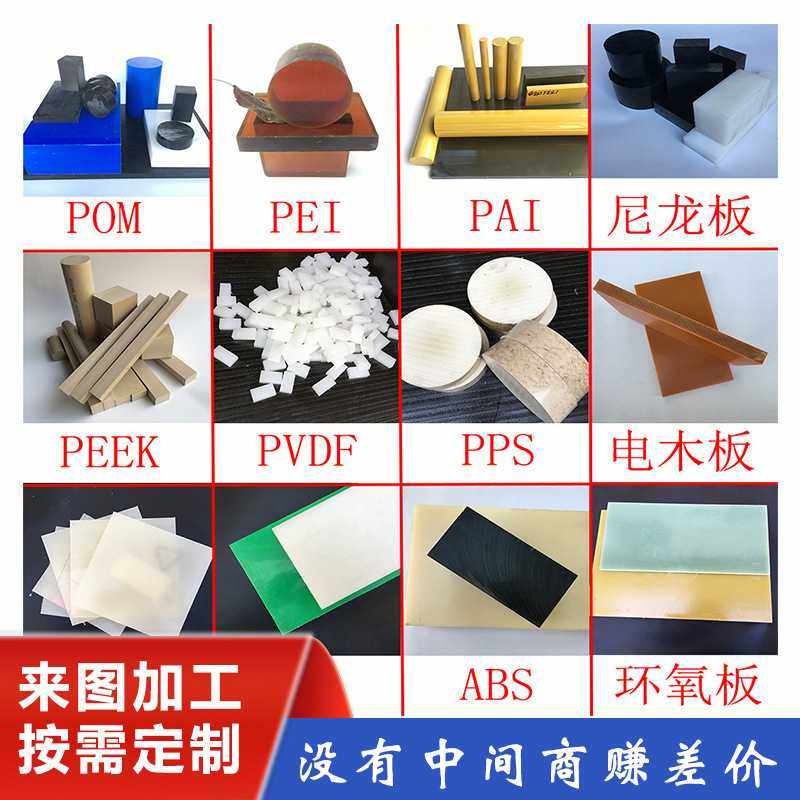 PA6塑料尼龙板MC901耐磨耐高温pa66UPE棒白蓝黑PE尼龙板,五金/工具,塑料板,淘宝优惠券,粉丝福利购,淘宝优惠卷