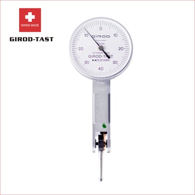 瑞士基诺GIROD-TAST 0.01mm 0.8高精进口杠杆百分表 GT1252 1452