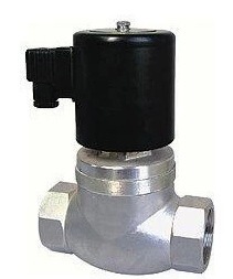 不锈钢丝扣电磁阀直动式蒸汽电磁阀ZQDF内螺纹电磁阀220VDN40