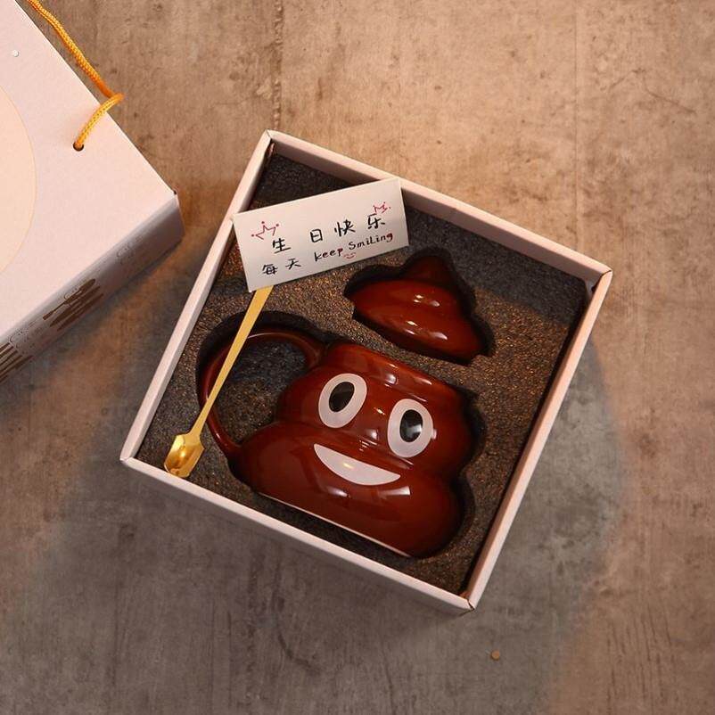 呆萌大便马克杯搞怪陶瓷屎型杯恶搞便便杯个性奇葩粑粑杯生日礼物