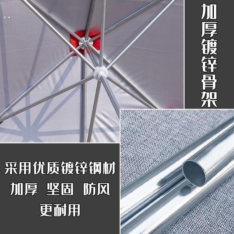 雨伞骨架配件伞架摆摊伞伞架正伞斜伞伞架镀锌钢管加粗加厚伞架