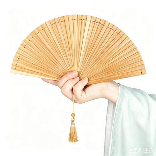 全竹扇中国风扇子小巧可携式古风折扇夏天旗袍汉服