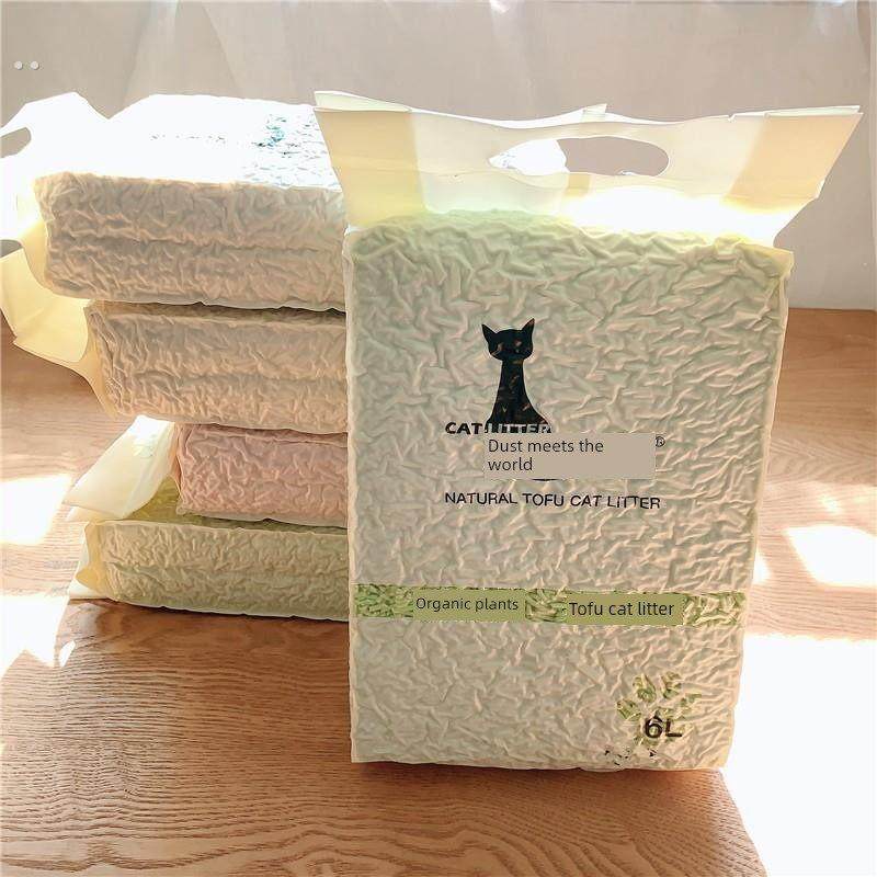 豆腐猫砂6L除臭无尘绿茶豆腐猫砂活性炭猫砂结块快冲厕所,3C数码配件,配件礼盒套装,淘宝优惠券,粉丝福利购,淘宝优惠卷