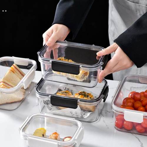 保鲜盒冷冻收纳盒带盖密封盒食物蔬菜饺子盒冰箱储物罐