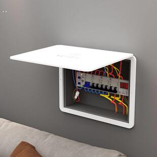 电表箱遮丑神器弱电箱遮挡多媒体信息网线盒超薄盖板装饰画免打孔