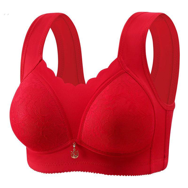 大码内衣文胸罩美背大红本命年聚拢蕾丝收副乳防下垂调整妈妈,女装/女士精品,大码内搭,淘宝优惠券,粉丝福利购,淘宝优惠卷