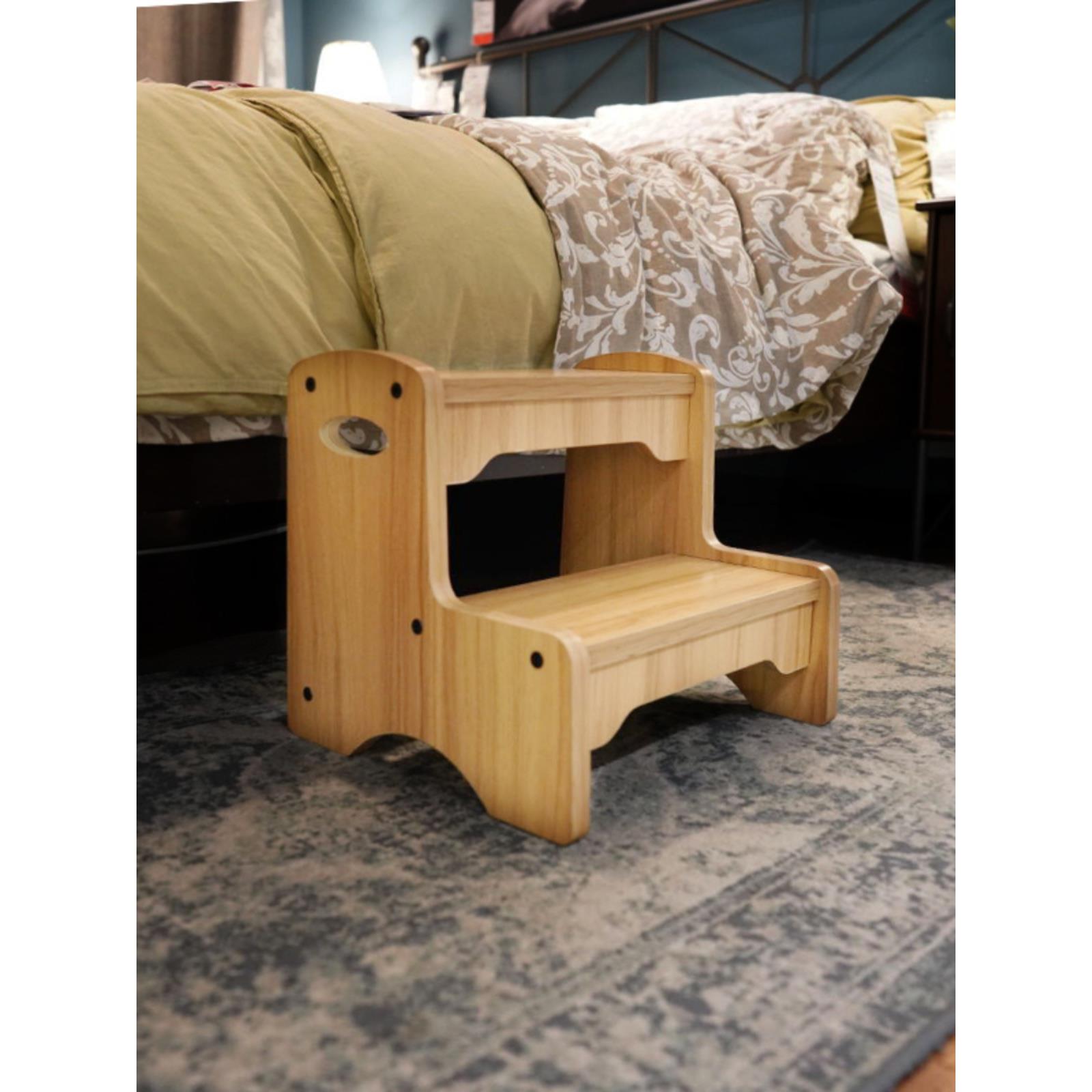 脚踏凳家用登高梯老人厨房梯凳踩脚凳小梯子增高凳室内木梯子家用