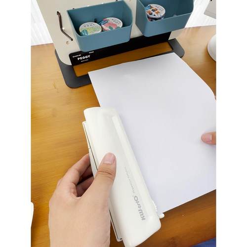 可得优6孔9孔打孔器多孔A6打孔活页双面标尺a5手动超大九孔