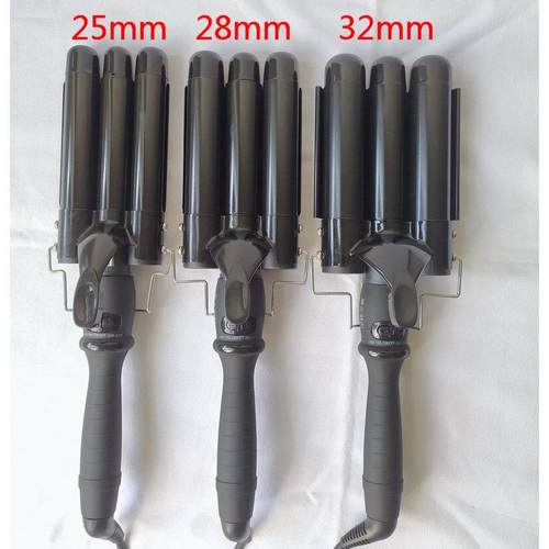 发廊蛋卷卷发棒蛋卷头三管卷发棒法式蓬松大卷懒人蛋蛋卷棒三棒32