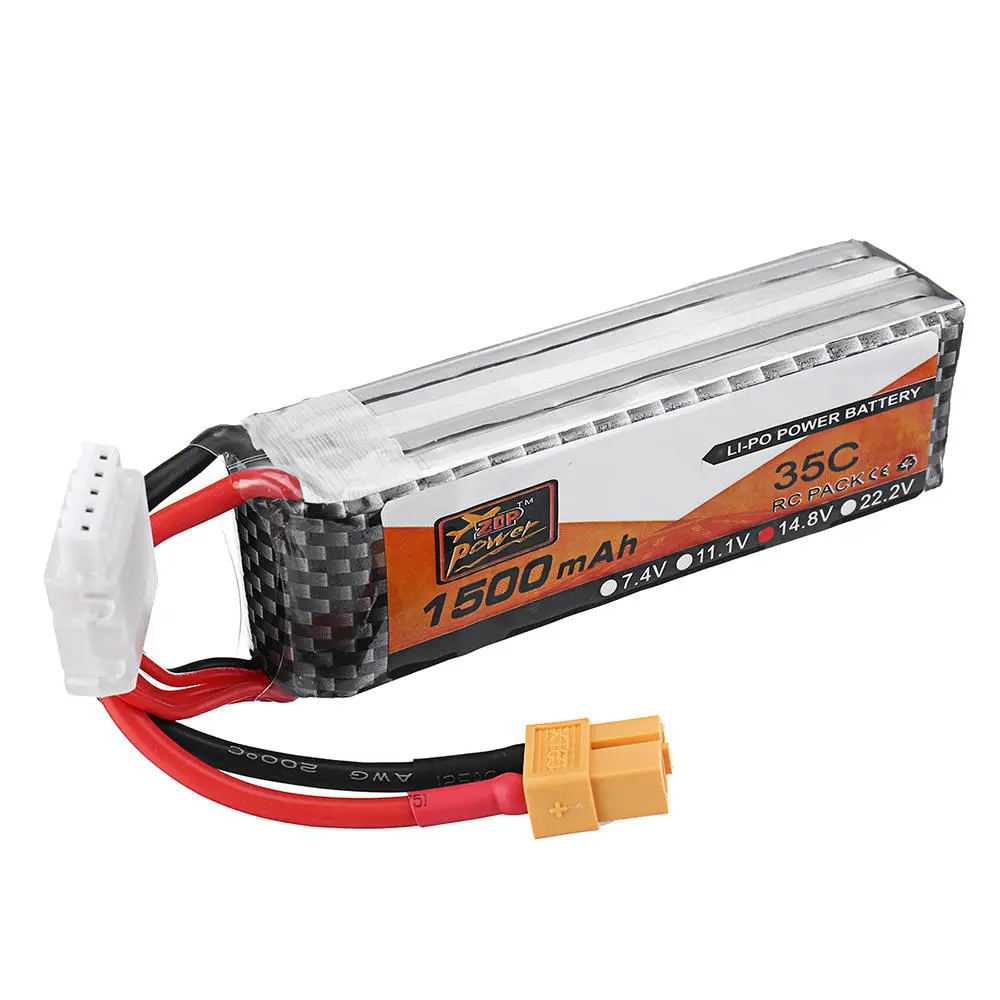 ZOP航模高倍率1500mah2S7.4V3S11.1V20C35C 聚合物锂电池762666