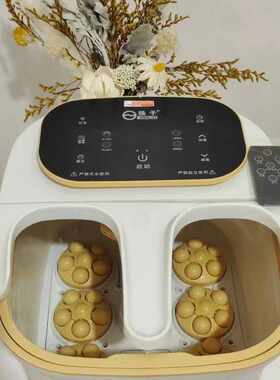 足浴盆深桶加热泡脚桶家用电动按摩温度调节足浴器 智能恒温