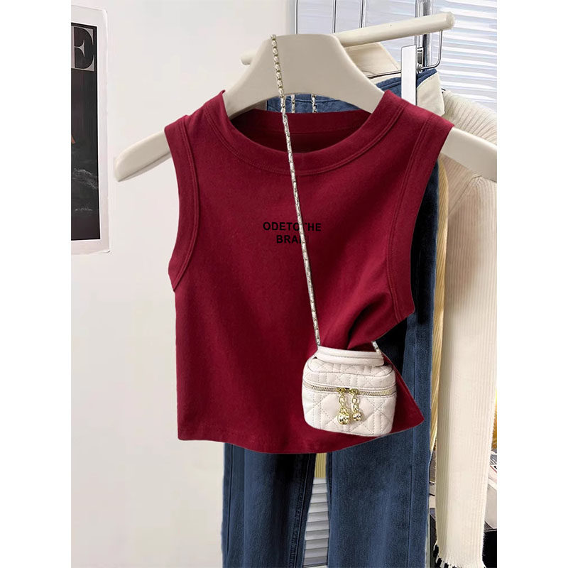 红色甜辣打底吊带背心女夏季2026新款爆款内搭外穿设计感上衣