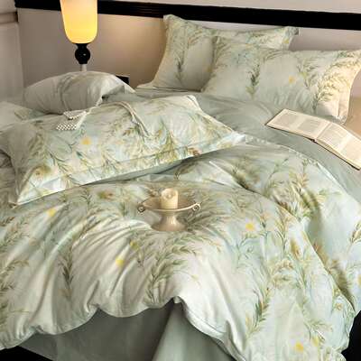 床品轻奢学生爆款新款轻奢2025新款13372全棉高端数码印花四件套