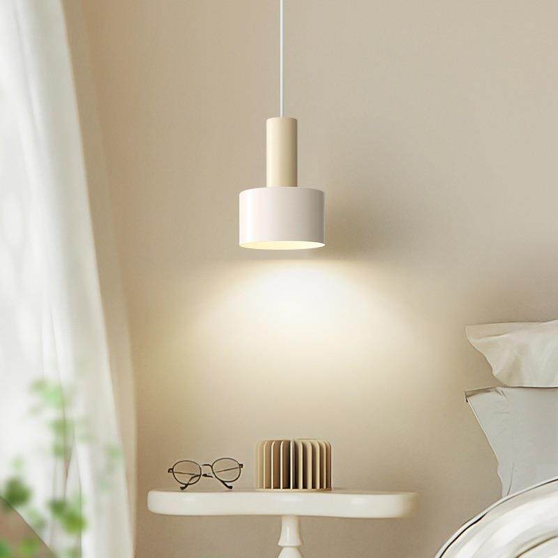 卧室新款小吊灯奶油床头吊灯网红吊线灯法式风新款2025现代简约