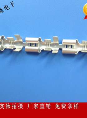 250插簧 6.3插簧 6.3（250）插簧端子直型端子 DJ621-D6.3A/B/C