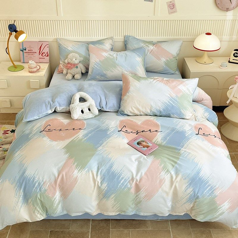 ab面纯棉加绒i被套单件加厚单面牛奶珊瑚绒全棉法兰绒被罩四件套,床上用品,被套,淘宝优惠券,粉丝福利购,淘宝优惠卷