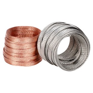 扁紫铜编织带镀锡接地线软铜裸铜平方绞线4 1S6 35平方