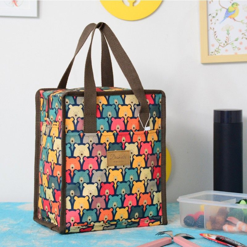 大号保温饭c盒包保暖加厚铝箔饭盒袋带饭手提包防水防油便当包上,收纳整理,饭盒袋,淘宝优惠券,粉丝福利购,淘宝优惠卷