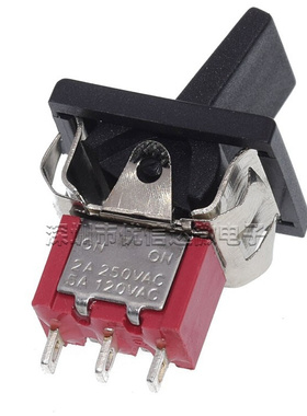 钮子开关R801-102T1三脚两档T80-R切换扭子摇杆3脚2档R8017-P14