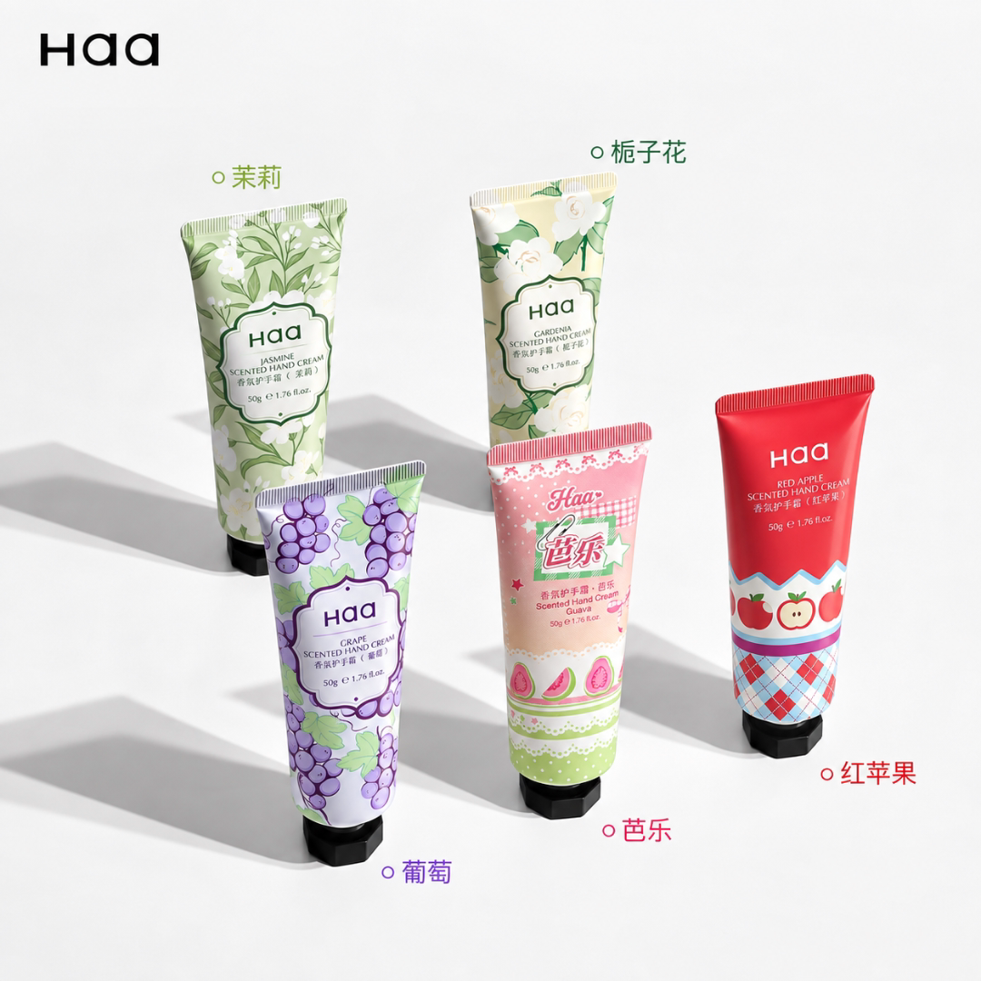 Haa护手霜葡萄茉莉栀子花滋润补水保湿不油腻桂花茉莉苍兰留香