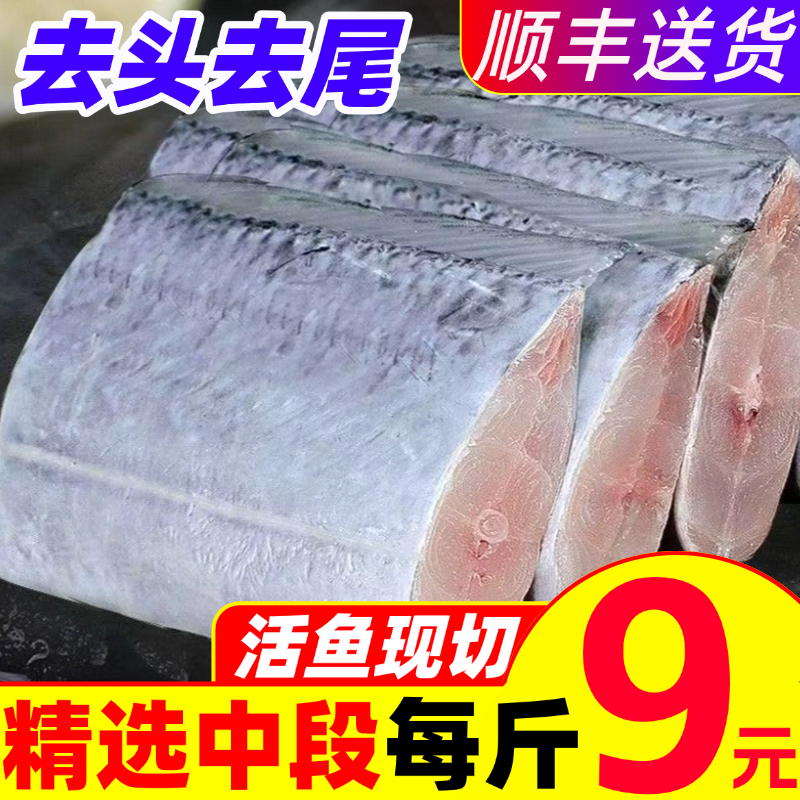 带鱼段新鲜冷冻海鲜中段鲜活小眼海带鱼东海10斤整箱刀鱼海鲜水产