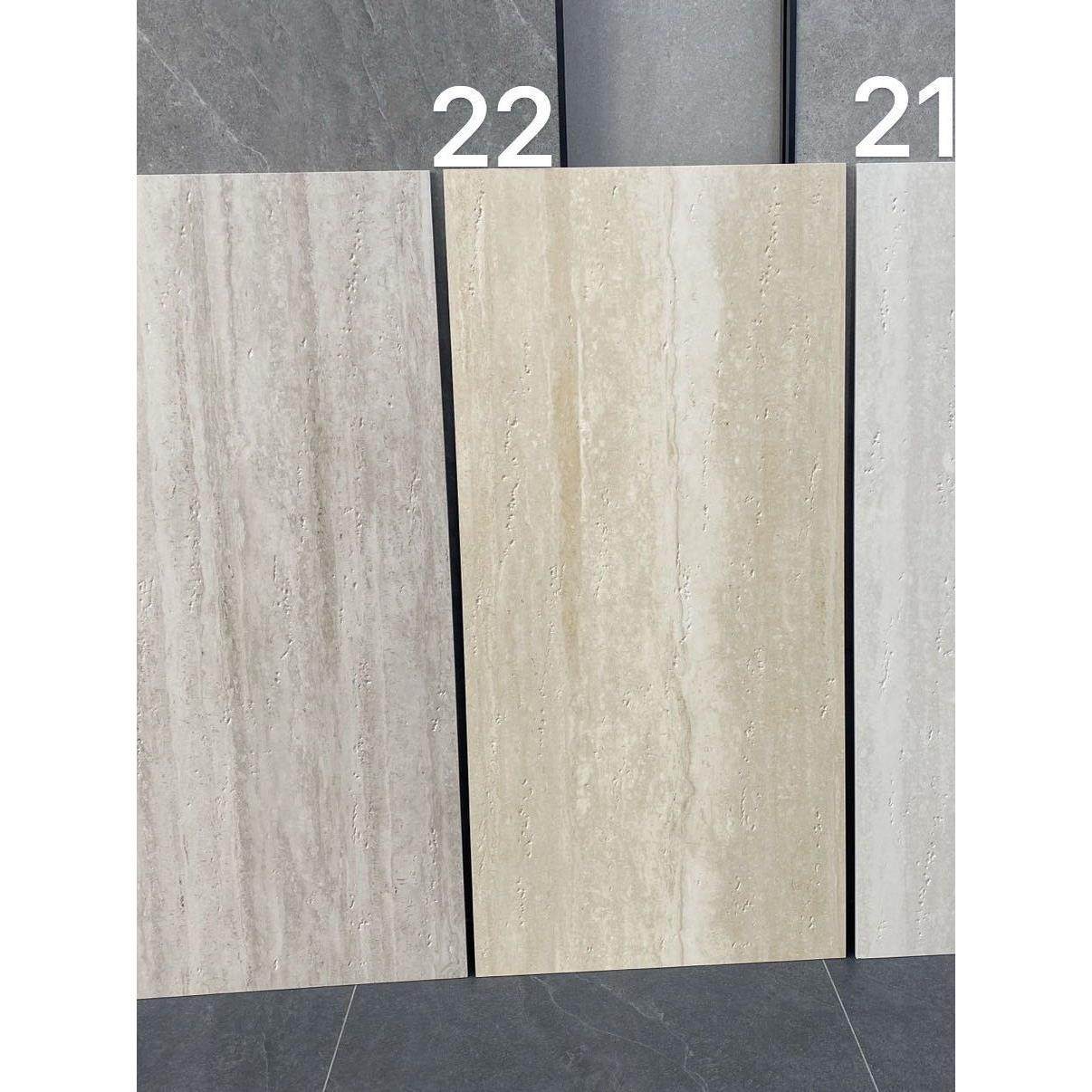 黄米石灰华600X1200瓷砖庭院花园彷古砖墙砖雕刻工艺外墙砖暖色地