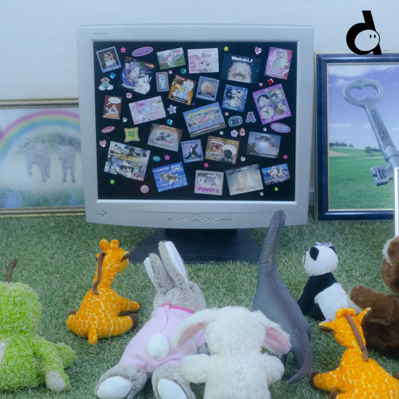 duye度也 韩国THENCE贴纸包复古搞笑小动物表情包实用手帐拼贴