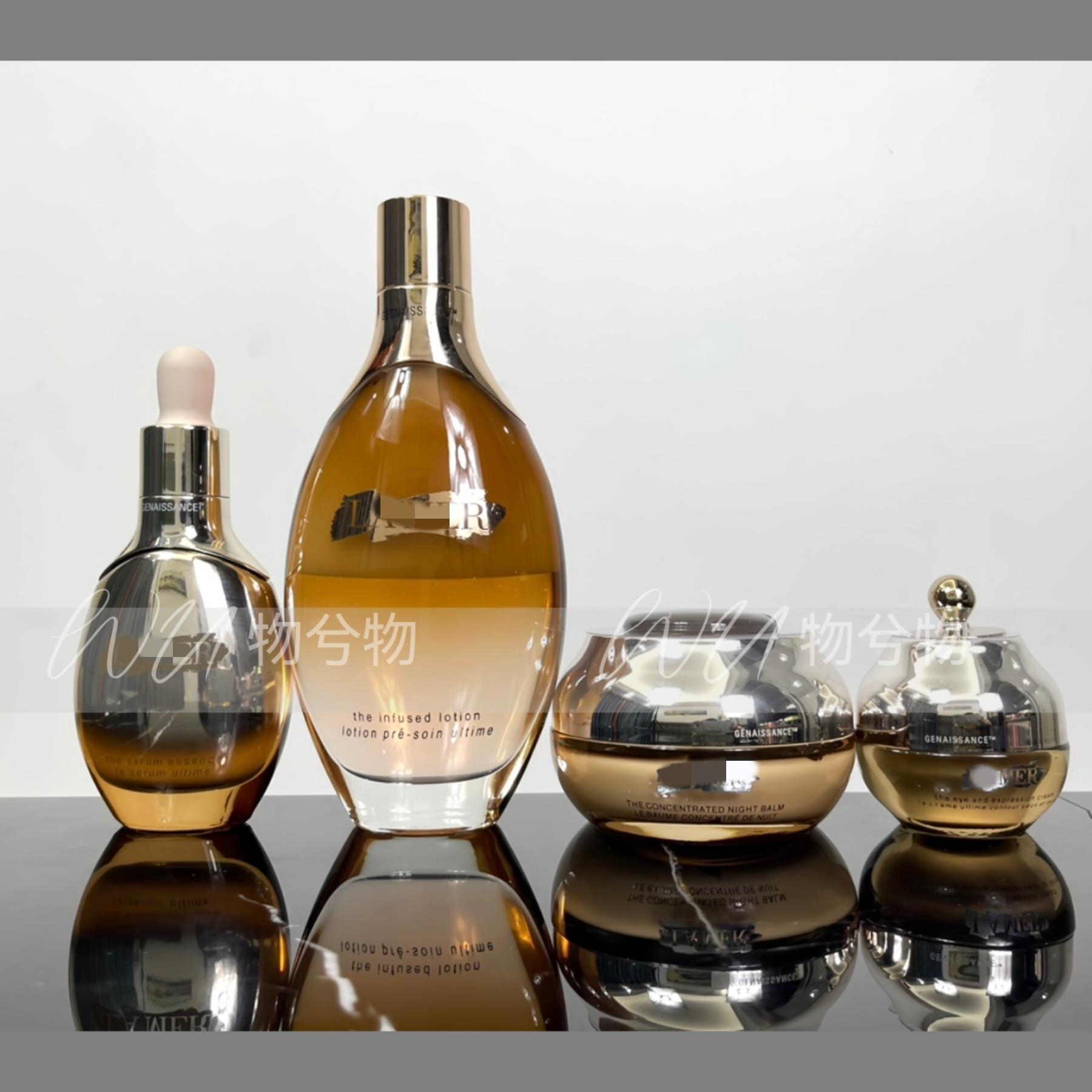 WU 物兮物 轻奢样板间梳妆台镜柜鎏金道具护肤品软装饰品搭配组合