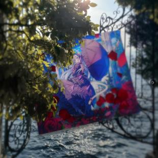 Abyssgaming琉璃钢化玻璃鼠标垫女生桌垫办公电竞游戏FPS专用超大