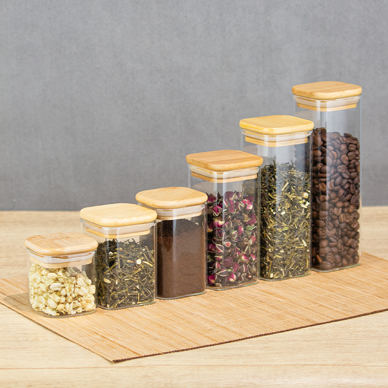 玻璃茶叶罐花茶咖啡豆咖啡粉收纳