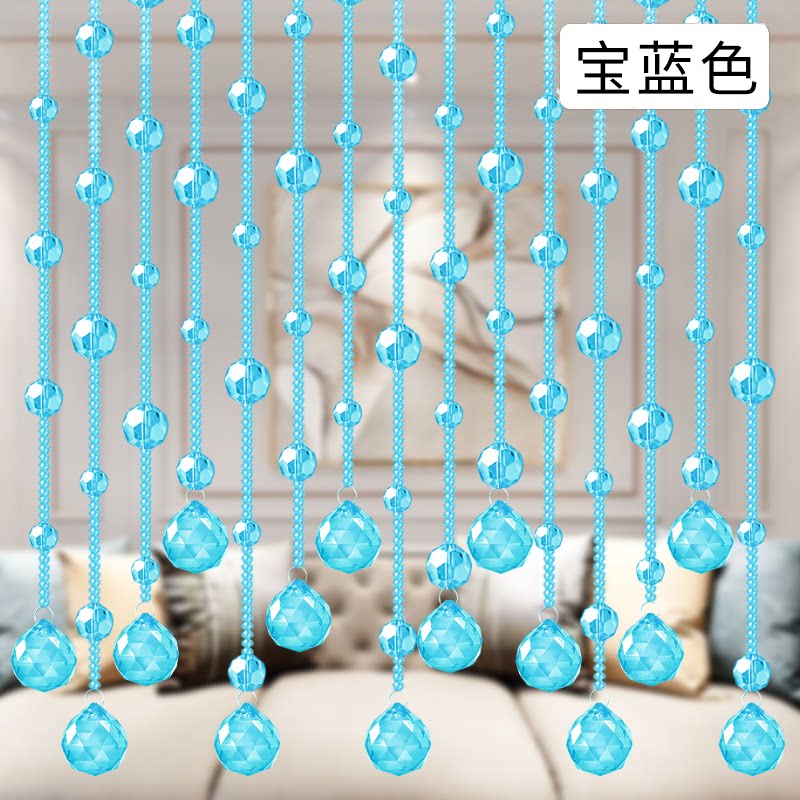 2025新款轻奢水晶珠帘隔断帘图片