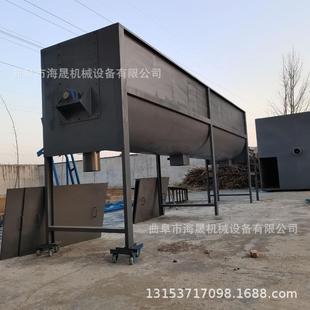 吉林海晟镍剂退镀水铜上脱镍粉卧式拌料机 电镀化工添加粉搅拌机