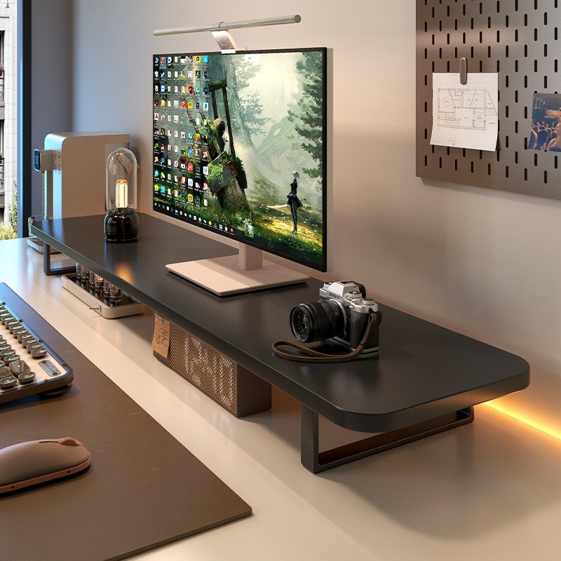 工位显示器增高架家用台式电脑桌置物架垫高支架办公桌面收纳架子