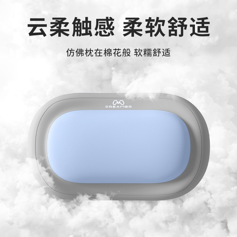 知梦人午睡枕办公室腰靠垫护腰靠背久坐腰枕记忆棉午休趴睡小枕头