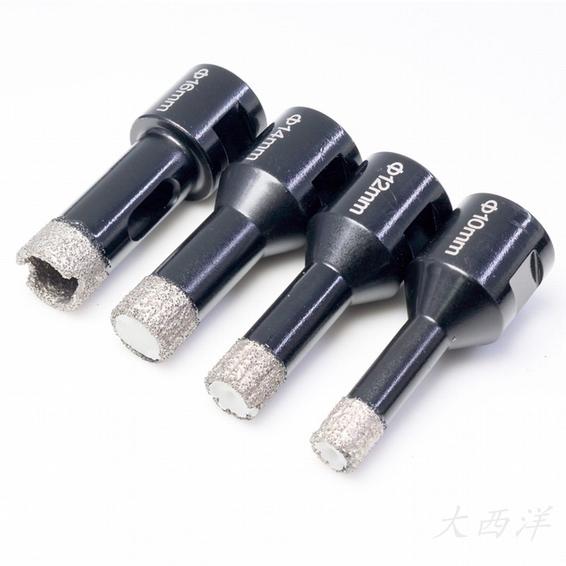 M14角磨机钎焊金刚石开孔器大理石岩板混凝土打孔干打钻头