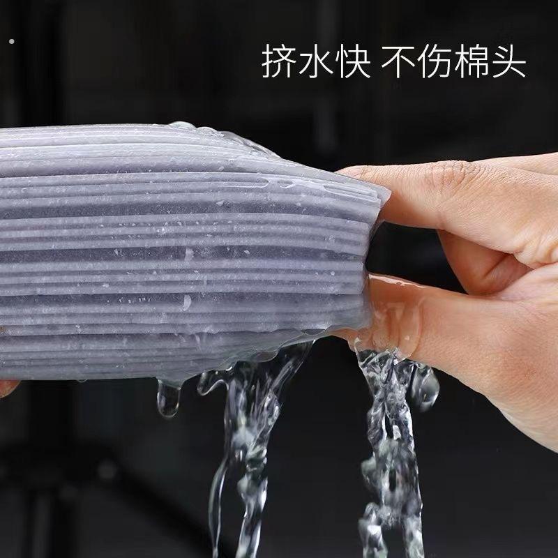 通用墩布吸水胶棉拖把头海绵拖把头替换装对折窄口拖布头原装折叠