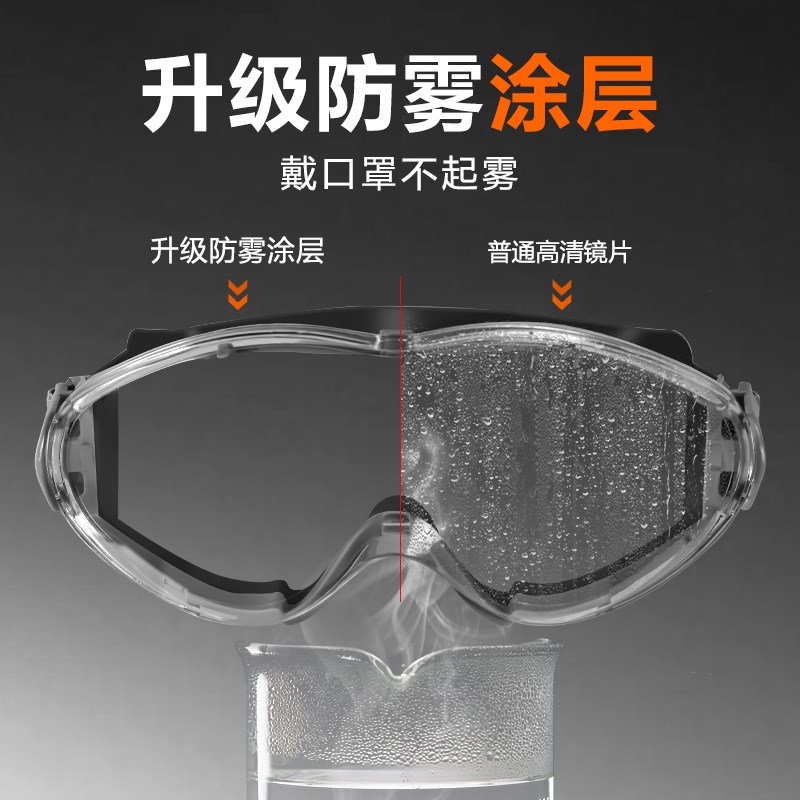 护目镜工业切割防飞溅劳保高清A防灰尘风沙不起雾男式骑行眼镜装