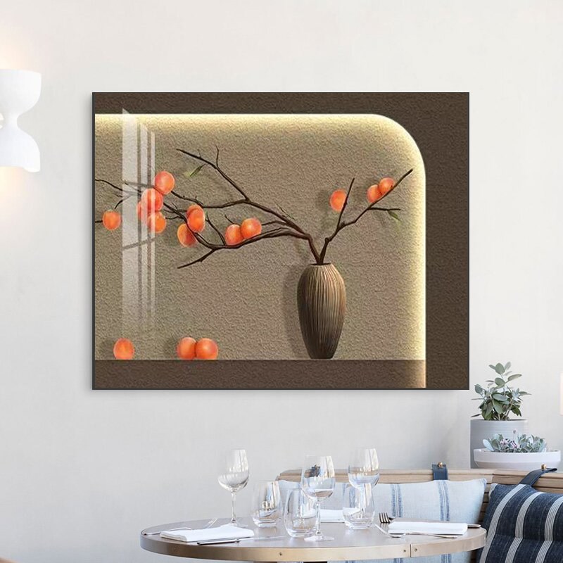 侘寂风电表箱装饰画弱电源总开关遮挡画I免打孔多媒体盒配电箱挂