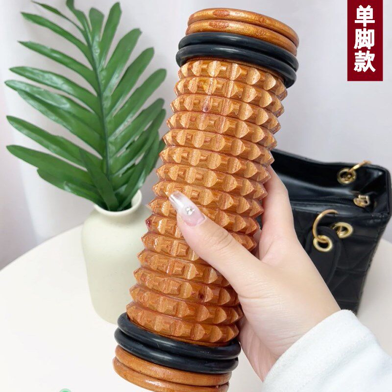 搓脚按摩器脚底实木滚轮足疗神器磨脚部穴L位工具脚心步足底按摩