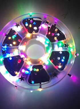 高亮高透大灯珠LED彩灯t户外露营装饰灯庭院灯满天星灯串防雨防冻